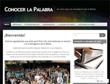 Tablet Screenshot of conocerlapalabra.com